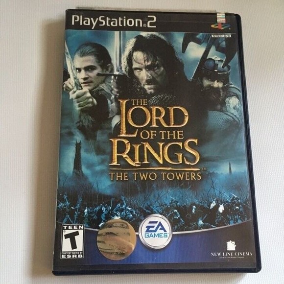 Lord of the Rings The Two Towers (PlayStation 2) Complete W/Manual UNTESTED - Picture 1 of 4